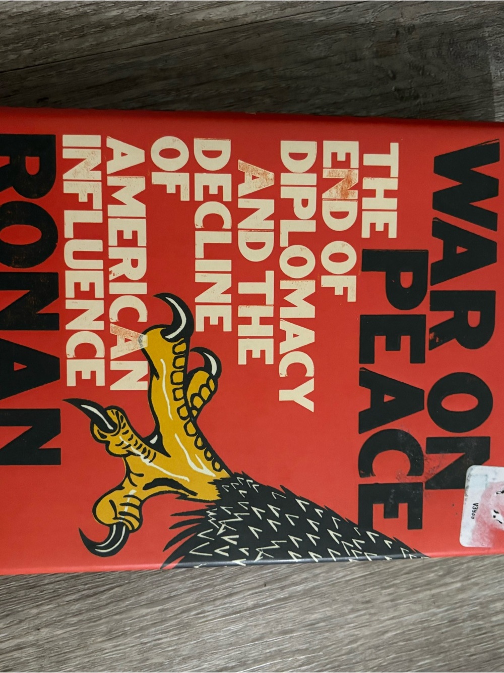 War on Peace Hardcover Book